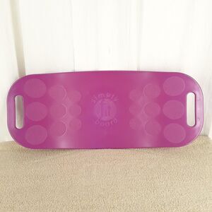 Simply Fit Board, 26", Balance Exercise, Core Training Fitness, magenta purple